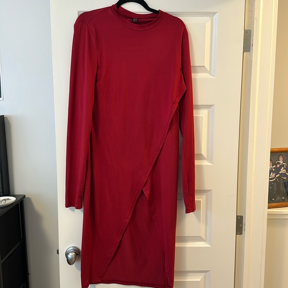 Women’s red SHEIN shirt